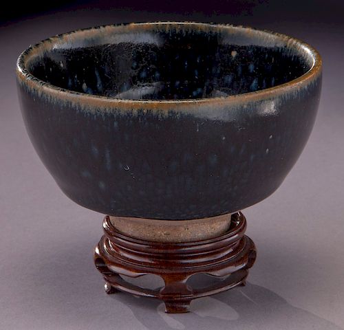 Chinese Song Dynasty Jianyao oil-drop tea cup,