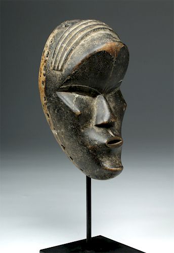 Early 20th C. African Dan Wood Mask