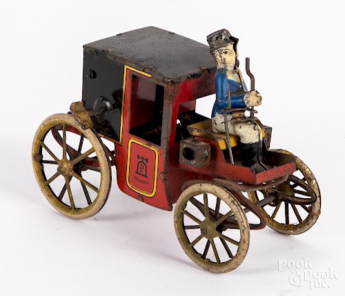 Lehmann tin lithograph wind-up horseless carriage