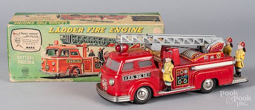 Linemar battery operated Ladder Fire Engine
