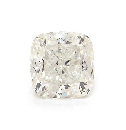 A 3.02 Carat Cushion Shape Diamond,