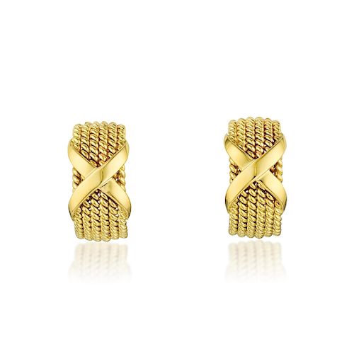 Schlumberger Tiffany & Co. Gold Earrings