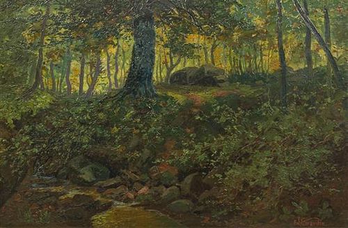 * Frank Joseph Girardin, (American, 1856-1945), Landscape