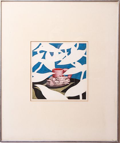 Ken Price "Forest Wart Cup" Gouache on Paper