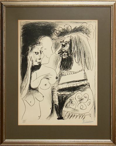 Pablo Picasso Le Vieux Roi 1959 Ed. 200 Lithograph