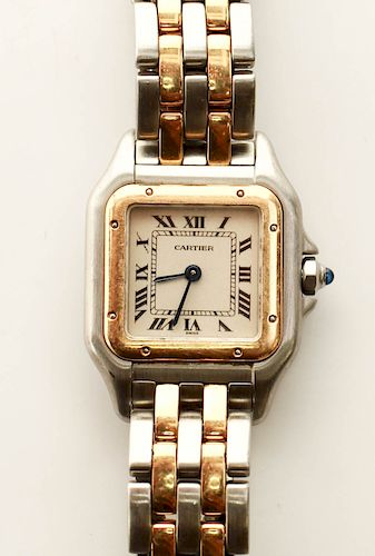 Cartier 18K Gold & Steel 2-Tone Lady's Watch