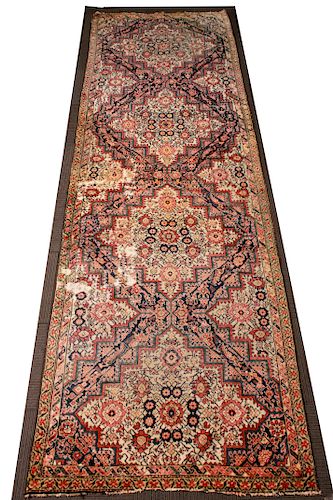 Turkish Wool Carpet Runner, 4' 1" x 13' 5"