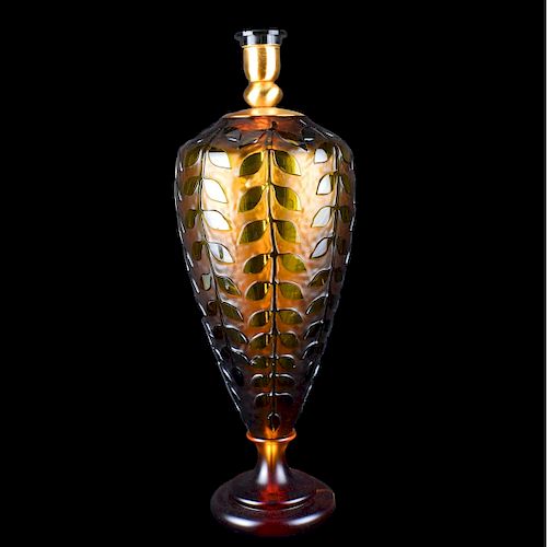 Contemporary Art Glass Lamp