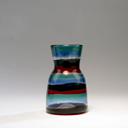 Fulvio Bianconi, 'A fasce di colore' vase, 1953