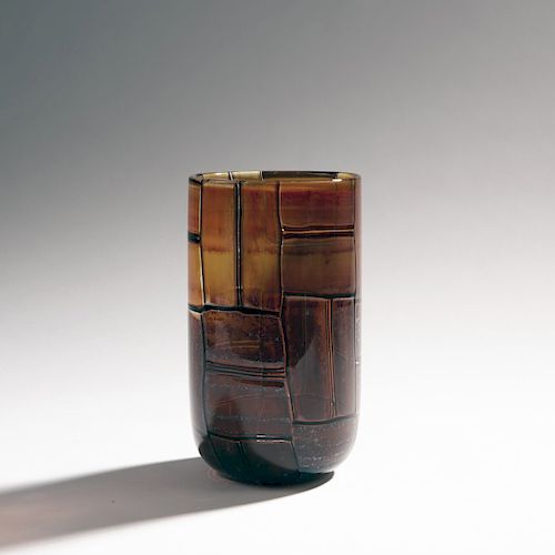 Ercole, Barovier , 'Tessere ambra' vase, 1957