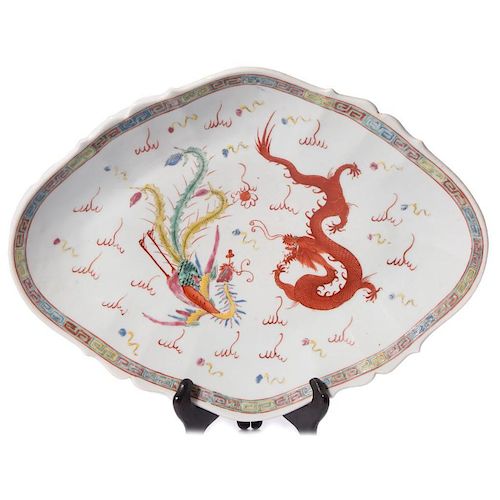 Chinese footed platter.