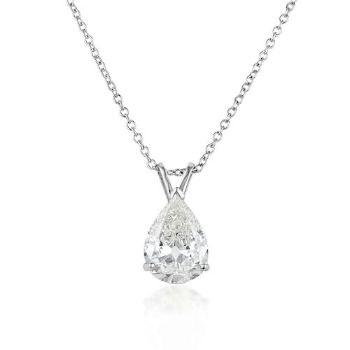 A 4.81-Carat Diamond Pendant Necklace