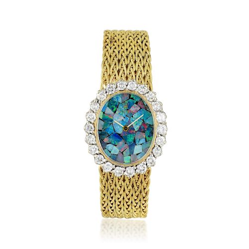 Rolex Ladies Diamond and Opal Watch