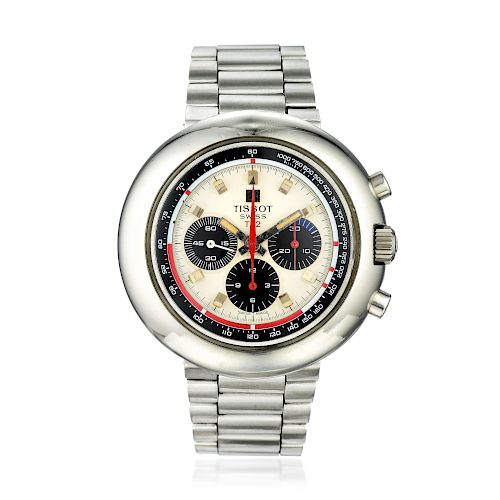 Tissot T12 Chronograph Watch in Steel