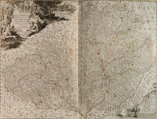 Engraved map of Carte Generale du Marquisat de...