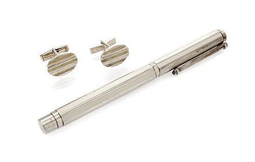 A Collection of Sterling Silver Atlas Accessories, Tiffany & Co., 32.30 dwts.