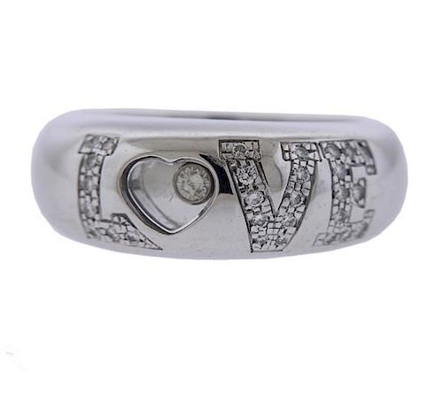 Chopard Love Happy Diamonds 18k Gold Ring 