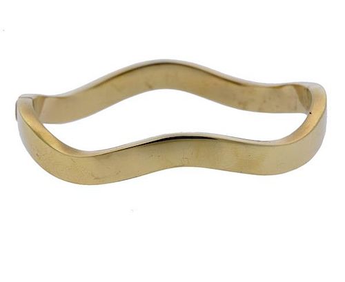 Tiffany &amp; Co 18k Gold Wave Bracelet 