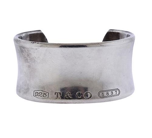Tiffany &amp; Co 1837 Sterling Silver Cuff Bracelet