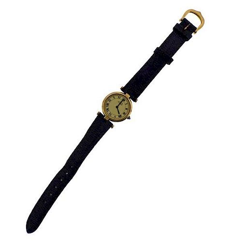 Cartier Vermeil Quartz Watch
