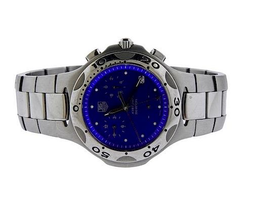Tag Heuer Kirium Chronograph Blue Dial Watch CL 1112 1