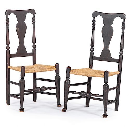 American Queen Anne Side Chairs
