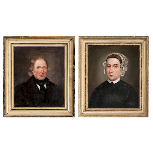 American School, Portraits of Husband and Wife