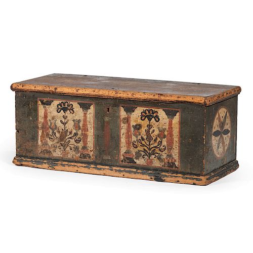 Pennsylvania Paint-Decorated Dower Chest