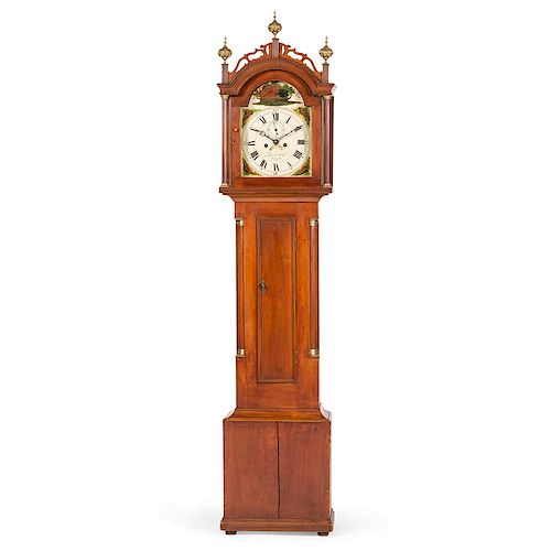 New Hampshire Tall Case Clock by James Cole