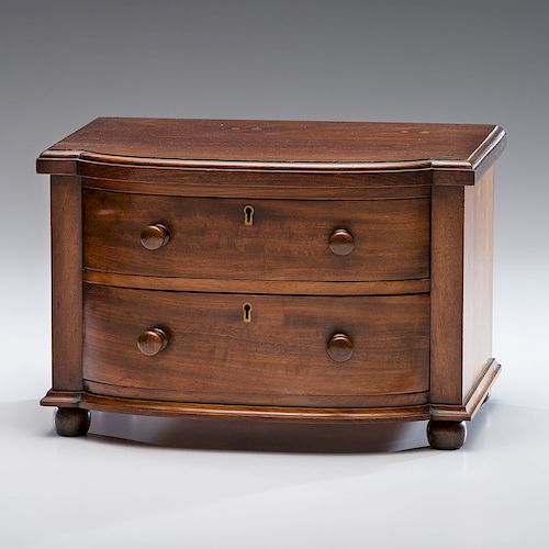 Bowfront Miniature Chest of Drawers