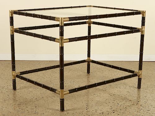 MODERN BAMBOO OCCASIONAL TABLE BILLY HAINES 1970