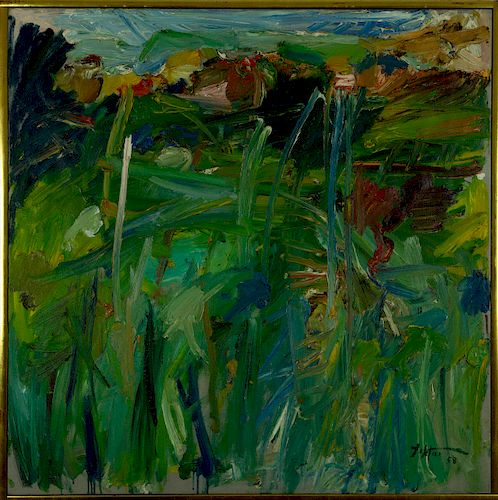 Manoucher Yektai - Positano Landscape (#3) (1958)