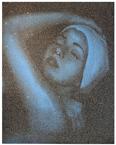 Carole A. Feuerman - Shower Portrait (blue) (2012)