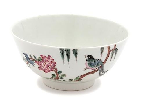 A Dr. Wall Worcester Porcelain Bowl Diameter 5 inches.