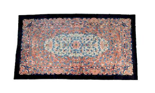 A Chinese Art Deco Wool Rug