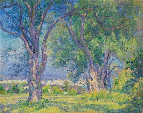 Abel Warshawsky, (American, 1883-1962), Untitled (Landscape)