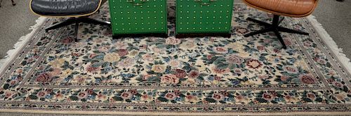 Two rugs including a runner (2'6" x 8') and a throw rug (3' x 5'3").