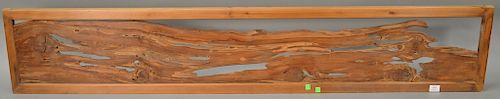 20th Century driftwood wall hanging. 12 3/4'' x 69 3/4'' 
