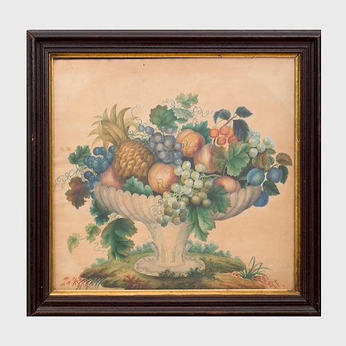 American School: Fluted Bowl with  Fruit