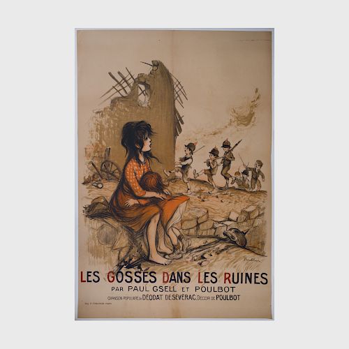 Francisque Poulbot (1879-1946): Les Gosses dans les Ruines