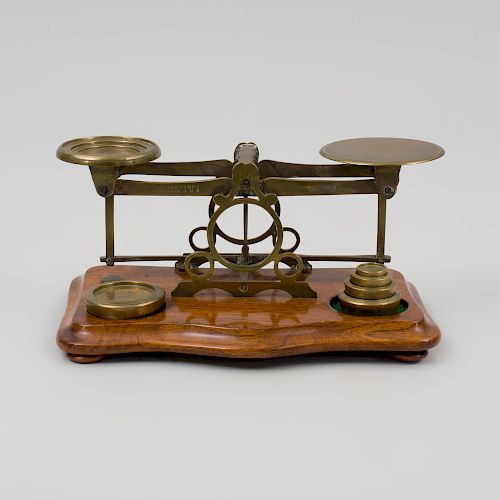 Perry & Co. London Brass Letter Scale