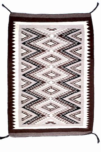 Navajo Bistie FINE Hand Woven Wool Rug