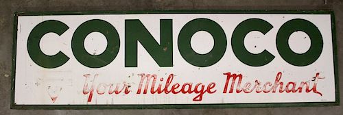 Conoco Service Station Advertising Sign c. 1947
