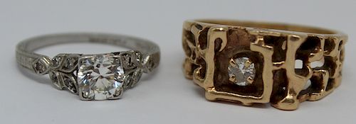 JEWELRY. Diamond Ring Grouping Inc. 0.75ct Diamond