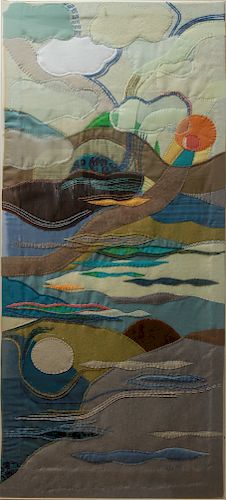 Kristina Friberg Landscape Textile, Vintage