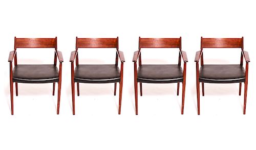 Arne Vodder / Sibast Danish Modern Chairs Set of 4