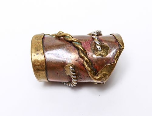 Modern Silver, Copper & Brass, Mixed Metal Ring