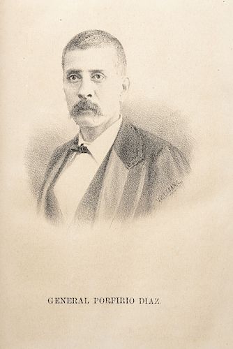 Riva Palacio, Vicente. Historia de la Administración de D. Sebastián Lerdo de Tejada, su Política, sus Leyes... México, 1875. 4 láminas