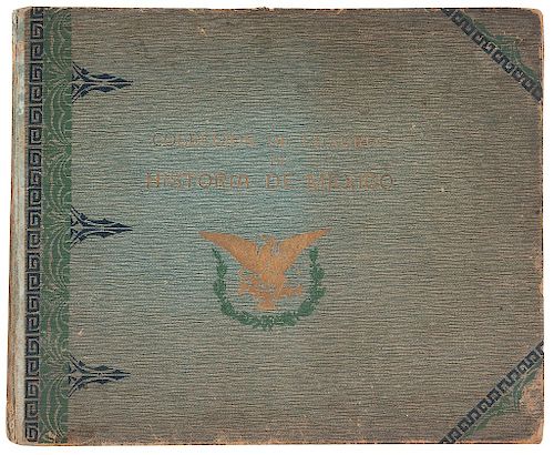 González Obregón, Luis - Cortés, Antonio. Colección de Cuadros de Historia de México.  México, 1904. 20 láminas.