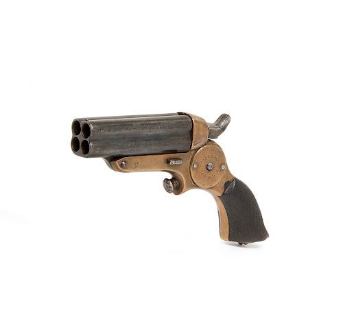 Starr's Patent 4-Barreled Pocket Pistol / Derringer